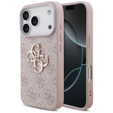 Husa pentru iPhone 17 Pro, Guess Hardcase 4G Big Logo (GUHCP17L4GMGPI), roz