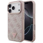 Husa pentru iPhone 17 Pro, Guess Hardcase 4G Triangle Logo MagSafe (GUHMP17LP4GTDGMP), roz