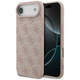 Husa pentru iPhone 17 Air, Guess Hardcase 4G Classic (GUHCP17MG4GFPI), roz