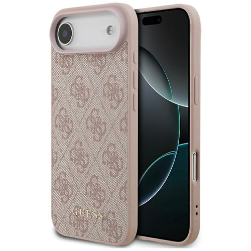 Husa pentru iPhone 17 Air, Guess Hardcase 4G Classic (GUHCP17MG4GFPI), roz