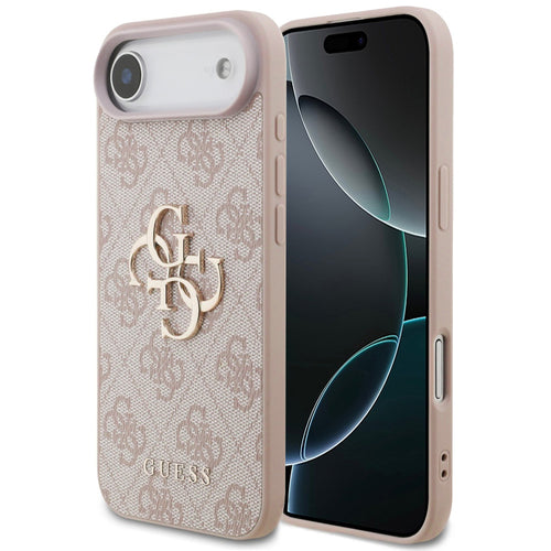 Husa pentru iPhone 17 Air, Guess Hardcase 4G Big Logo (GUHCP17M4GMGPI), roz