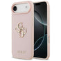 Husa pentru iPhone 17 Air, Guess Hardcase 4G Grained Big and Classic Logo (GUHCP17MPGT4MBP), roz