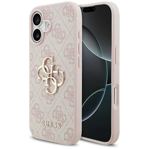 Husa pentru iPhone 17, Guess Hardcase 4G Big Logo (GUHCP17S4GMGPI), roz