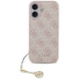 Husa pentru iPhone 17, Guess Hardcase 4G Charm Cradle MagSafe (GUHMP17SGF4GCP), roz