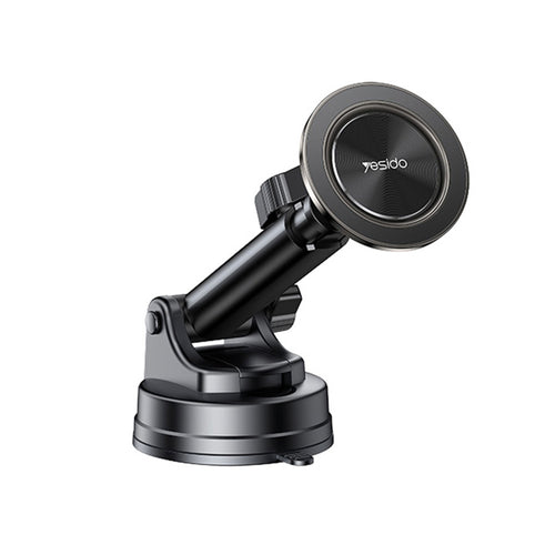 Suport auto Yesido Suport auto (C179), pentru Bord/Parbriz, Star Inel Magnetic Design, 360, Zinc Alloy, negru