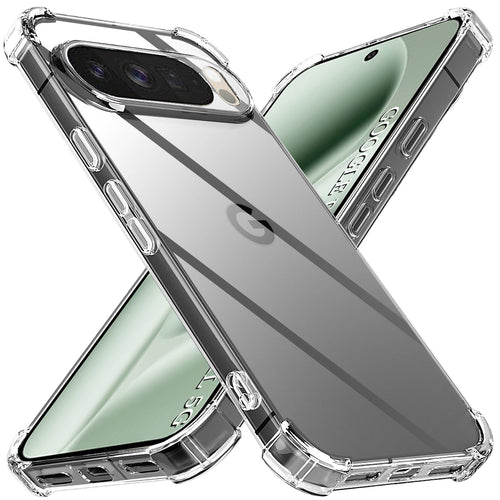 Husa pentru Google Pixel 10 Pro XL, Techsuit Shockproof Clear Silicone, transparenta