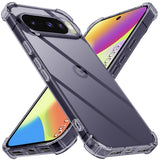 Husa pentru Google Pixel 10, Techsuit Shockproof Clear Silicone, fumuriu