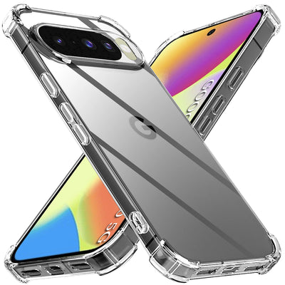 Husa pentru Google Pixel 10, Techsuit Shockproof Clear Silicone, transparenta