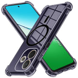 Husa pentru OPPO A5 Pro 5G, Techsuit Shockproof Clear Silicone MagSafe, fumuriu