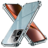 Husa pentru Realme GT 7, Techsuit Shockproof Clear Silicone, transparenta