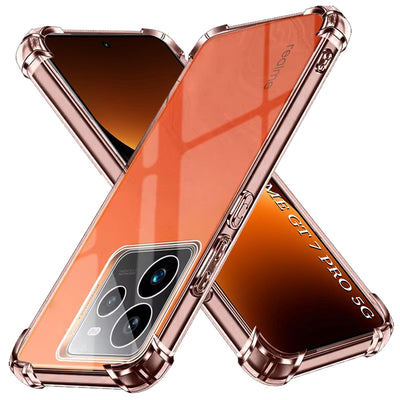 Husa pentru Realme GT 7 Pro, Techsuit Shockproof Clear Silicone, transparenta
