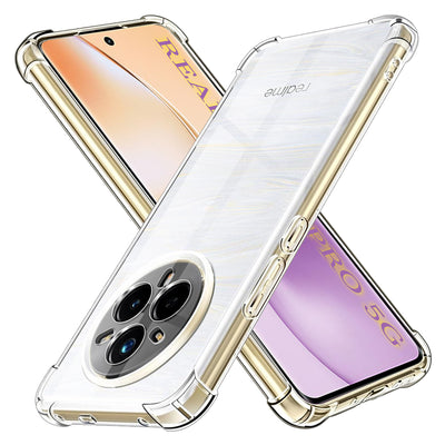 Husa pentru Realme 14 Pro, Techsuit Shockproof Clear Silicone, transparenta