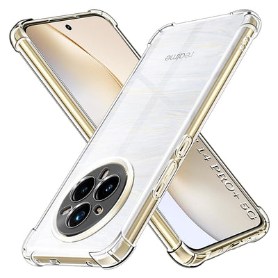 Husa pentru Realme 14 Pro+, Techsuit Shockproof Clear Silicone, transparenta