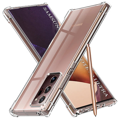 Husa pentru Samsung Galaxy Note 20 Ultra 5G, Techsuit Shockproof Clear Silicone, transparenta