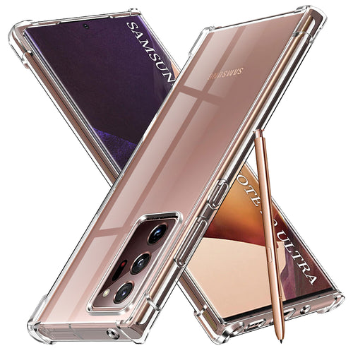 Husa pentru Samsung Galaxy Note 20 Ultra 5G, Techsuit Shockproof Clear Silicone, transparenta