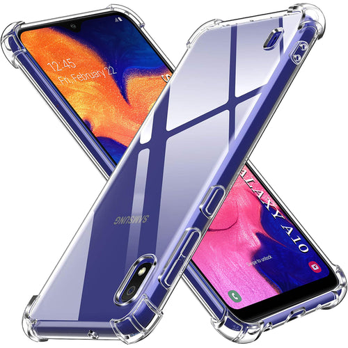 Husa pentru Samsung Galaxy A10, Techsuit Shockproof Clear Silicone, transparenta