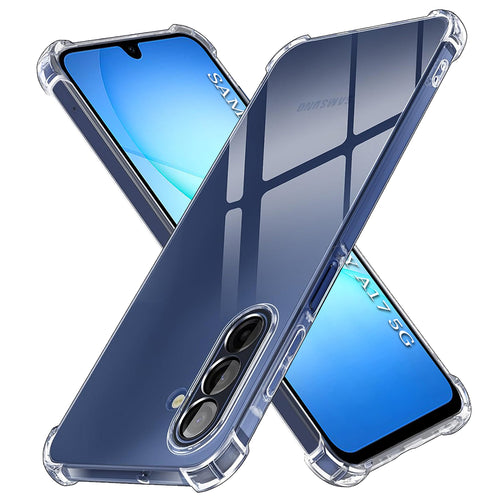 Husa pentru Samsung Galaxy A17 5G, Techsuit Shockproof Clear Silicone, transparenta