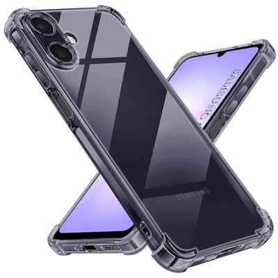 Husa pentru Samsung Galaxy A07 4G, Techsuit Shockproof Clear Silicone, fumuriu