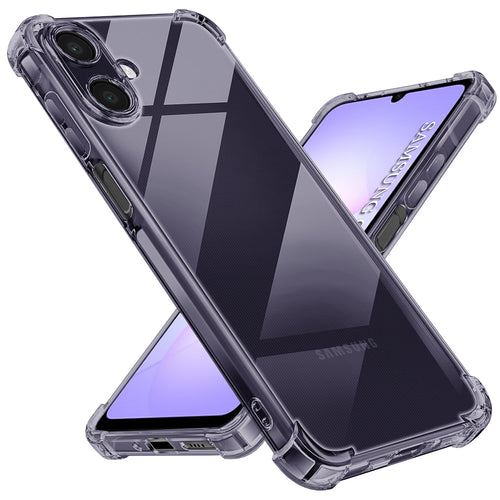 Husa pentru Samsung Galaxy A07 4G, Techsuit Shockproof Clear Silicone, fumuriu