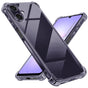 Husa pentru Samsung Galaxy A07 4G, Techsuit Shockproof Clear Silicone, fumuriu