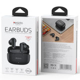 Casti wireless Yesido (TWS38), Track System Stereo, Microfon, Bluetooth 5.4, In-ear, 250mAh, alb
