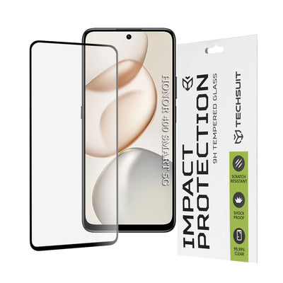 Folie de protectie pentru Honor X7b, Techsuit 111D Full Cover / Full Glue Glass