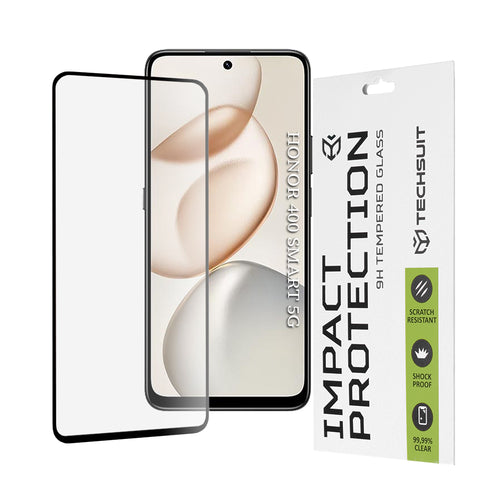 Folie de protectie pentru Honor X7b, Techsuit 111D Full Cover / Full Glue Glass