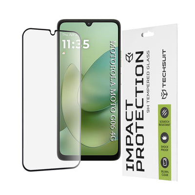 Folie de protectie pentru Motorola Moto G06, Techsuit 111D Full Cover / Full Glue Glass
