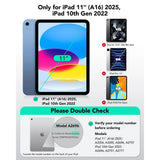 Husa tableta pentru iPad 10 (2022) 10.9, ESR Flex Keyboard Case, gri