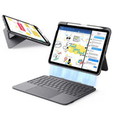 Husa tableta pentru iPad 10 (2022) 10.9, ESR Flex Keyboard Case, gri