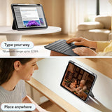 Husa tableta pentru iPad Air 4 2020 10.9, ESR Flex Keyboard Case, gri