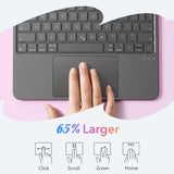 Husa tableta pentru iPad Air 4 2020 10.9, ESR Flex Keyboard Case, gri