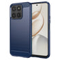Husa pentru Honor 400 Smart 5G, Techsuit Carbon Silicone, albastru