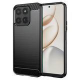 Husa pentru Honor 400 Smart 5G, Techsuit Carbon Silicone, albastru