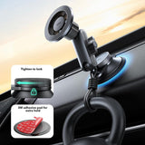 Suport auto cu incarcare wireless ESR OmniLock (2B5240162), pentru Bord, 360A°, Magnetic, Flexibil Ball-joint Brat, Aluminum, negru