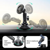 Suport auto cu incarcare wireless ESR OmniLock (2B5240162), pentru Bord, 360A°, Magnetic, Flexibil Ball-joint Brat, Aluminum, negru