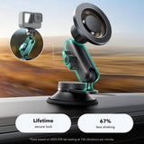 Suport auto cu incarcare wireless ESR OmniLock (2B5240162), pentru Bord, 360A°, Magnetic, Flexibil Ball-joint Brat, Aluminum, negru