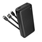 Baterie externa Borofone (BJ79A), cu USB-C, USB, Lightning Cables, USB, Type-C, Indicator LED, 20000mAh, negru