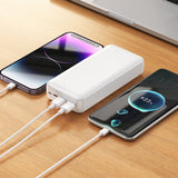 Baterie externa Borofone (BJ78A), 2 x USB, USB-C, Micro-USB, Indicator LED, 20000mAh, negru