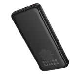 Baterie externa Borofone Clever Series (BJ78), 2x USB, USB-C, Micro-USB, Indicator LED, Incarcare rapida, 10000mAh, negru