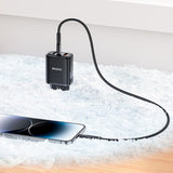 Incarcator retea Yesido Incarcator retea (YC68), cu Afisaj digital, Incarcare rapida, pentru Phone, Tablet, USB, Type-C, 20W, negru