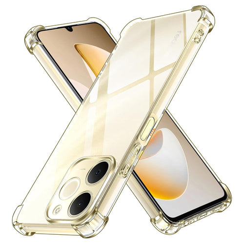 Husa pentru Realme Note 70T, Techsuit Shockproof Clear Silicone, transparenta