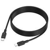 Cablu Borofone de date Lenny Series (BX113), Type-C to Type-C, Silicon, PD60W, 3A, 2m, negru