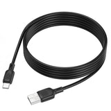 Cablu Borofone de date Lenny Series (BX113), USB to Type-C, Silicon, 3A, 2m, negru