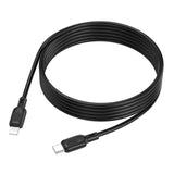 Cablu Borofone de date Lenny Series (BX113), Type-C to Lightning, 27W, Silicon, 2m, negru