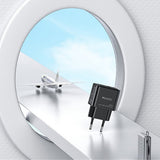 Incarcator retea Yesido Incarcator retea (YC64), Dual Port Type-C + USB-A, Incarcare rapida, GaN Technology, PD30W, negru
