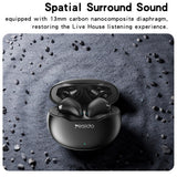 Casti wireless Yesido (TWS21), cu Bluetooth V5.3, Semi-Design in-ear, Control tactil, ANC, 320mAh, alb