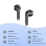 Casti wireless Yesido (TWS21), cu Bluetooth V5.3, Semi-Design in-ear, Control tactil, ANC, 320mAh, alb