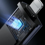 Adaptor Yesido Adapter (GS38), Lightning to TF Card, pentru iPhone, iPad, 480Mbps, 4K, LED Indicator, Gri