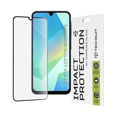 Folie de protectie pentru Samsung Galaxy A16 4G, Techsuit 111D Full Cover / Full Glue Glass